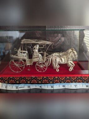 Indonesian Filigree Carriage With Horses
